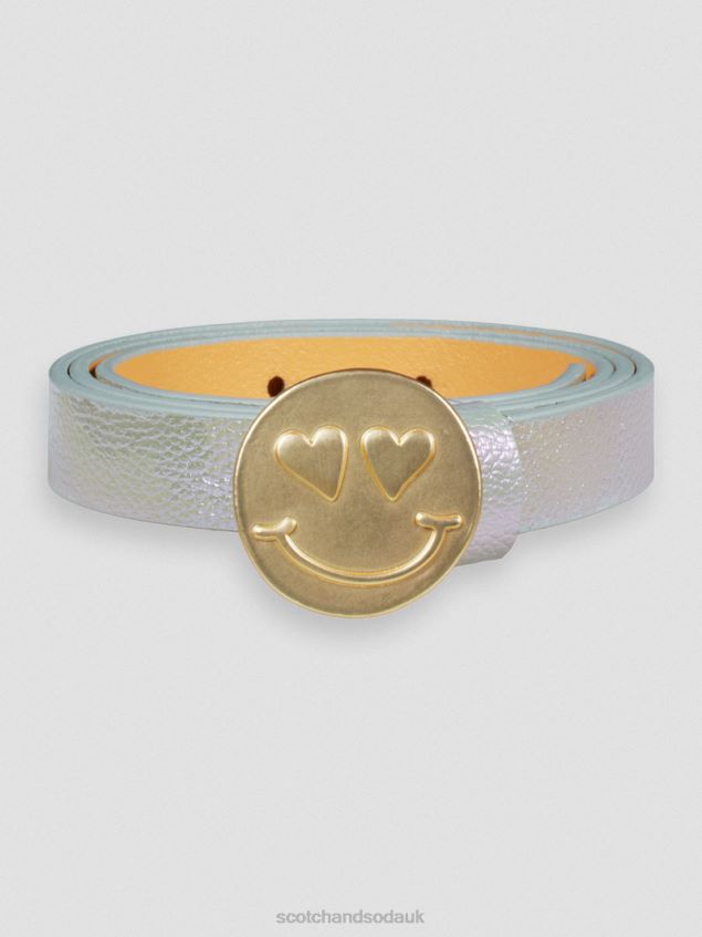 Scotch & Soda Kids Happy Face Belt LP48HB772 Accessories Metallic