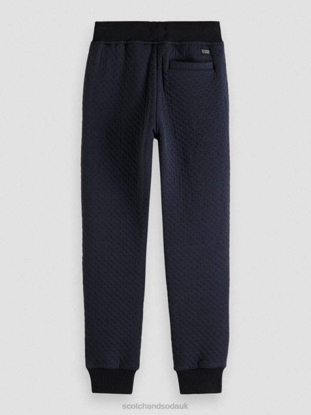Scotch & Soda Kids Bonded Jersey Sweatpants LP48HB776 Clothing Night