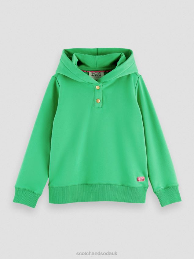 Scotch & Soda Kids Graphic Hoodie LP48HB752 Clothing Parakeet