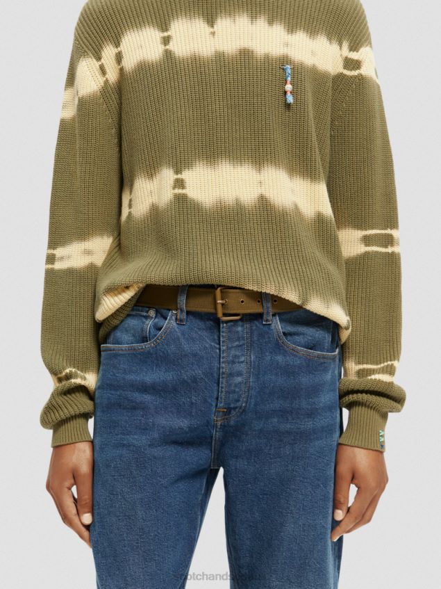 Scotch & Soda Men Canvas Belt LP48HB711 Accessories Khaki