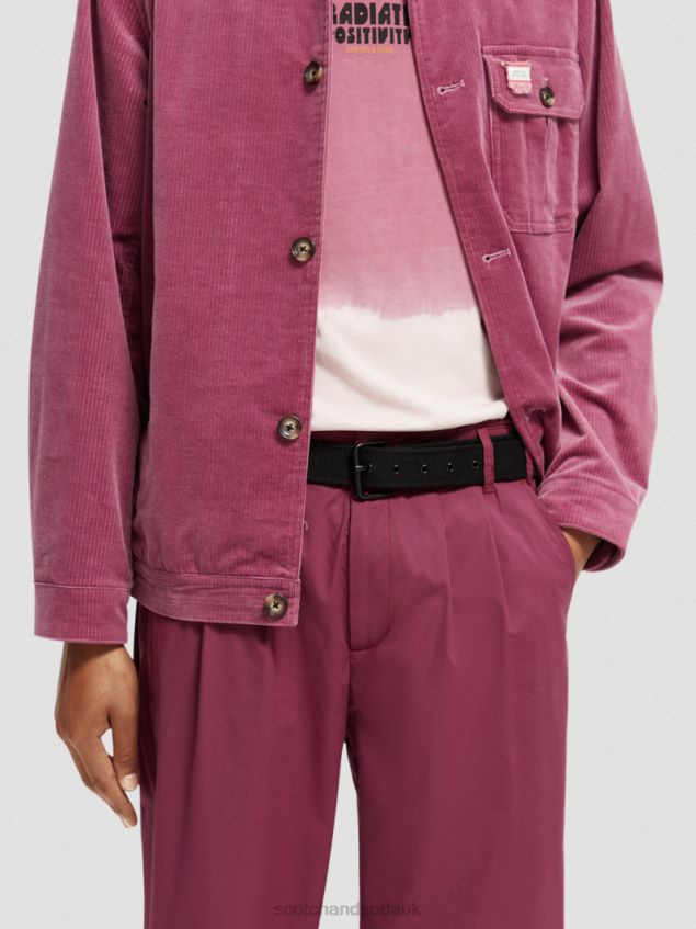 Scotch & Soda Men Canvas Belt LP48HB712 Accessories Black