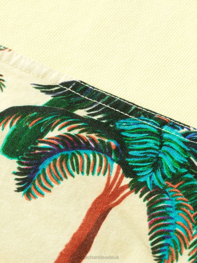 Scotch & Soda Men Garment-Dyed High-Neck Sweatshirt LP48HB534 Clothing Banana