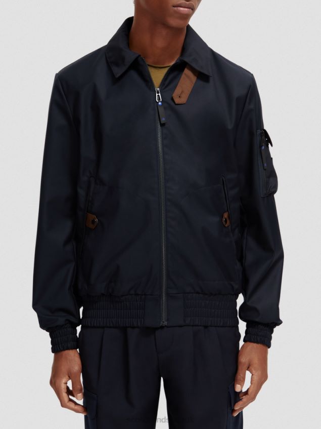 Scotch & Soda Men Herringbone Jacket LP48HB569 Clothing Night