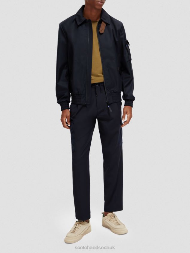 Scotch & Soda Men Herringbone Jacket LP48HB569 Clothing Night