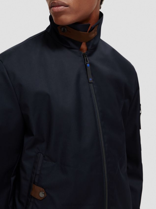 Scotch & Soda Men Herringbone Jacket LP48HB569 Clothing Night