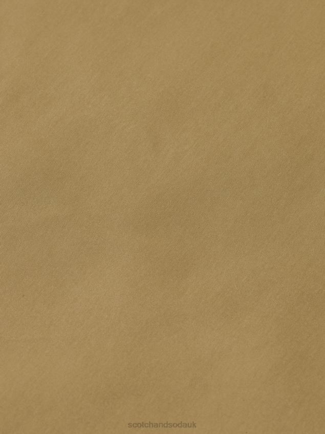 Scotch & Soda Men Reversible Bomber Jacket LP48HB574 Clothing Khaki