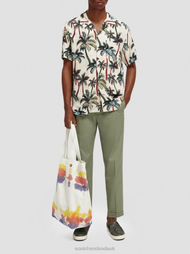 Scotch & Soda Men The Blake Poplin Chino LP48HB502 Clothing Army