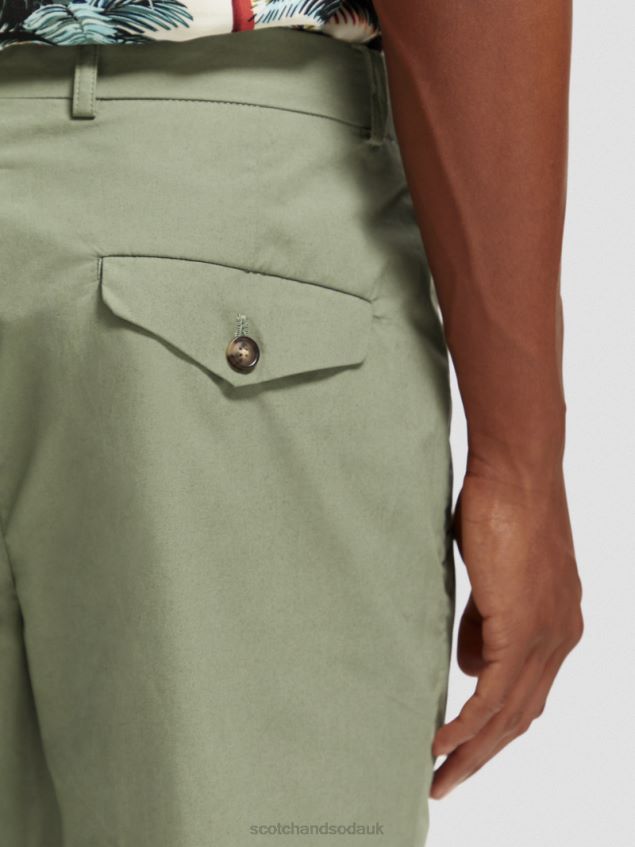 Scotch & Soda Men The Blake Poplin Chino LP48HB502 Clothing Army