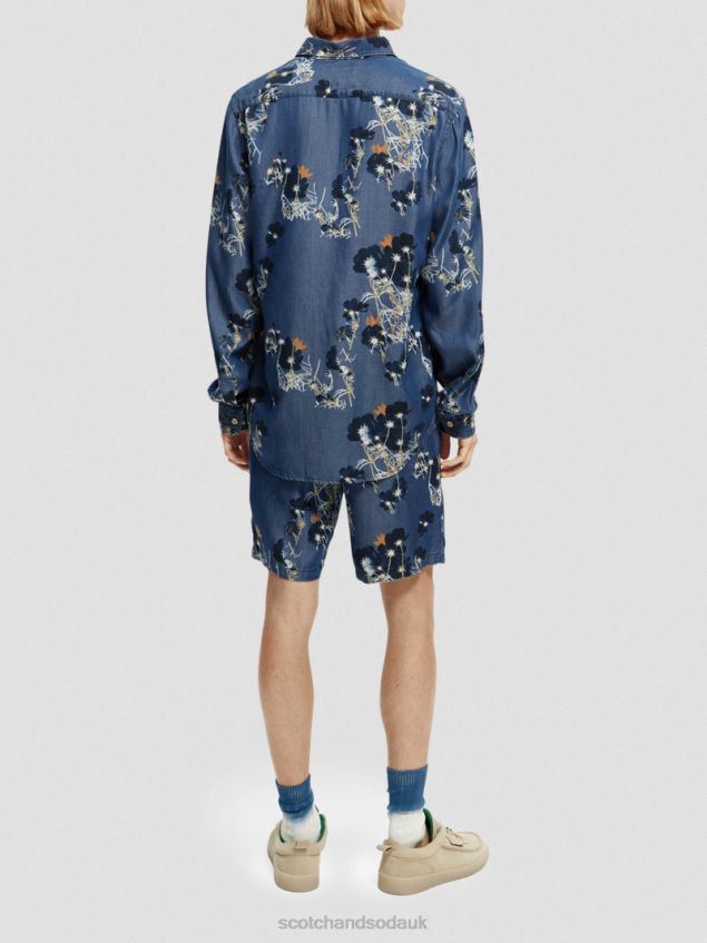 Scotch & Soda Men Regular Fit Printed Shirt LP48HB308 Clothing Combo A