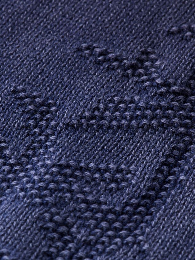 Scotch & Soda Men Garment-Dyed Jacquard Woven Sweater LP48HB636 Clothing Combo A