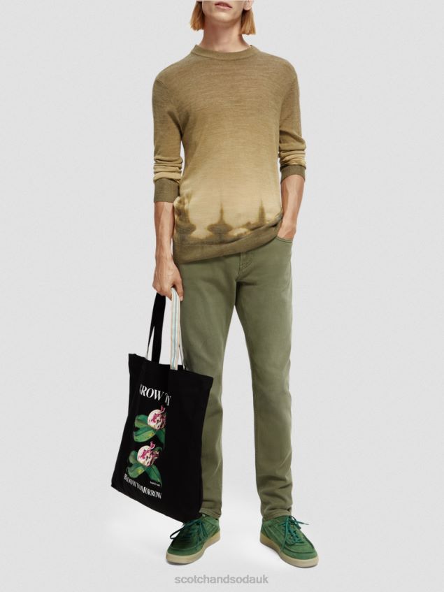 Scotch & Soda Men Gradient Tie-Dye Wool-Blended Sweater LP48HB643 Clothing Combo C