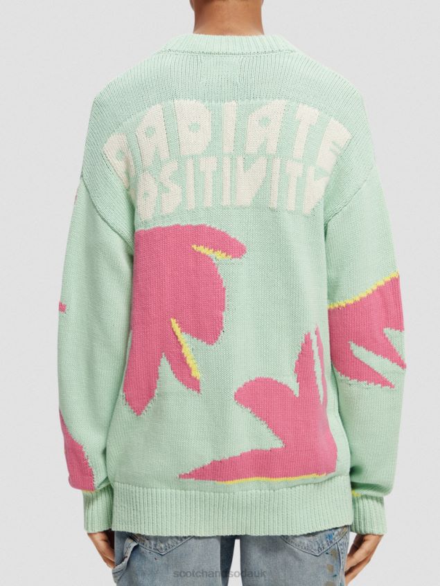 Scotch & Soda Men Intarsia Knitted Cardigan LP48HB640 Clothing Combo A