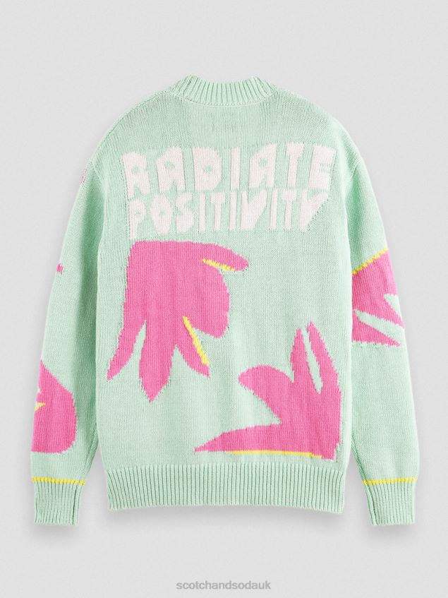 Scotch & Soda Men Intarsia Knitted Cardigan LP48HB640 Clothing Combo A