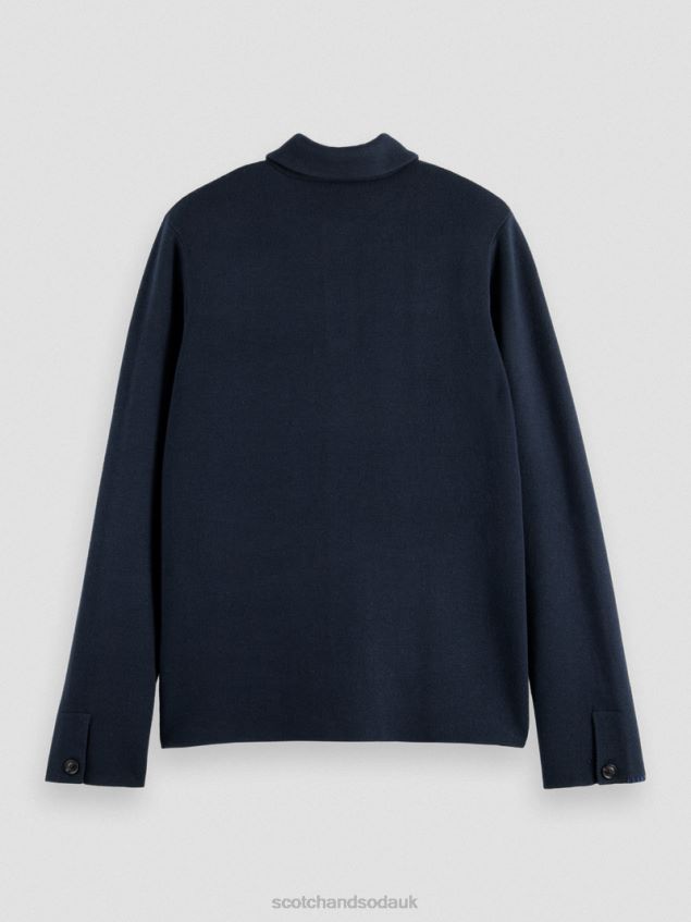 Scotch & Soda Men Knitted Cardigan LP48HB628 Clothing Night