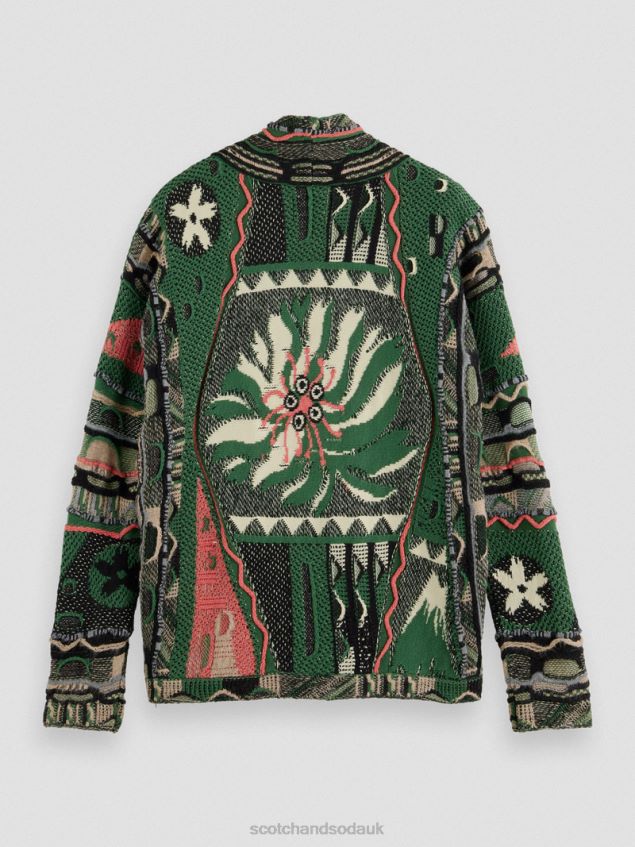 Scotch & Soda Men Knitted Cardigan LP48HB631 Clothing Combo A