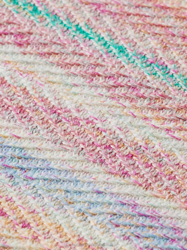 Scotch & Soda Men Knitted Striped Sweater LP48HB634 Clothing Combo A