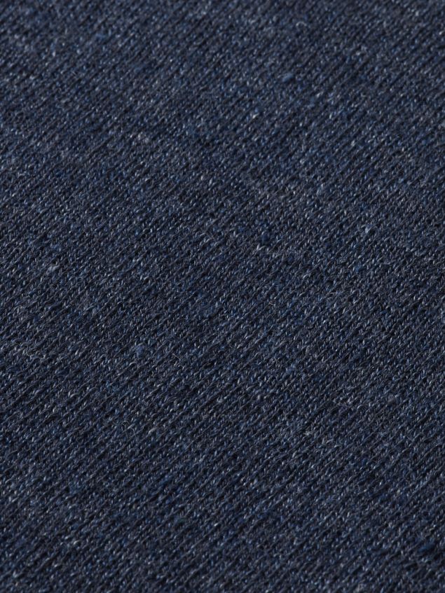 Scotch & Soda Men Linen-Blended Crewneck Sweater LP48HB651 Clothing Navy Melange