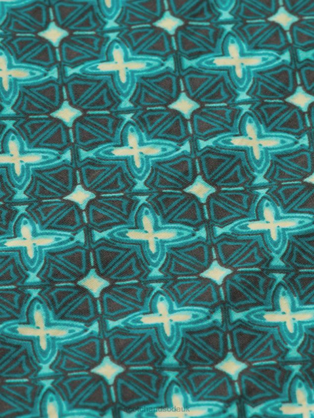 Scotch & Soda Men Mid-Length Printed Swim Short LP48HB669 Clothing Turquoise Tiles Aop