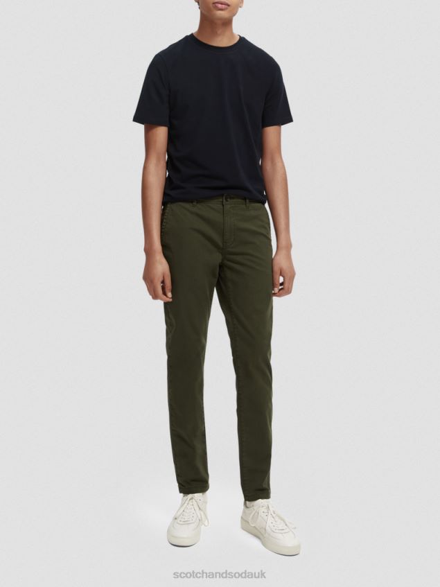 Scotch & Soda Men Organic Cotton Crewneck T-Shirt LP48HB445 Clothing Night