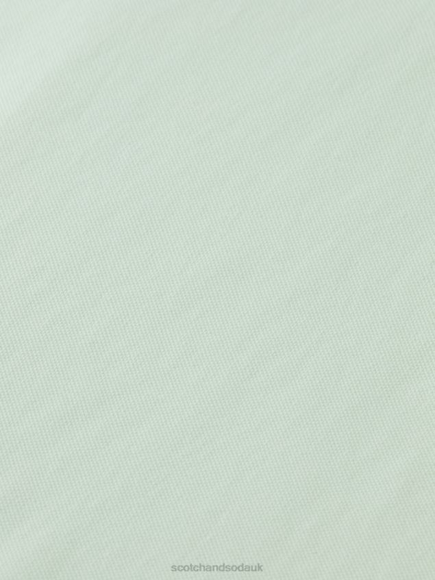 Scotch & Soda Men Organic Cotton Pique Polo LP48HB462 Clothing Mint