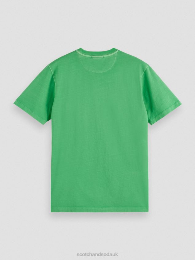 Scotch & Soda Men Regular Fit Garment-Dyed T-Shirt LP48HB428 Clothing Amazon