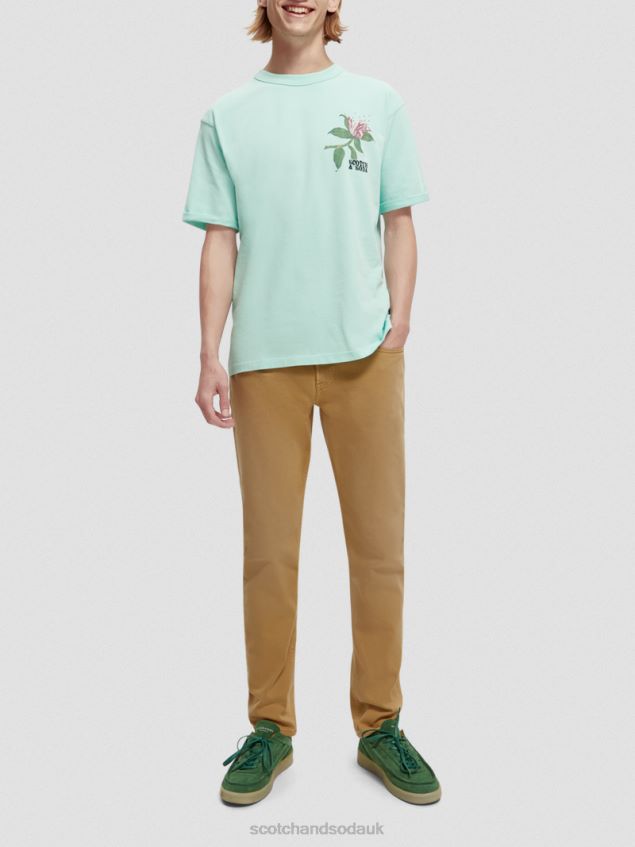 Scotch & Soda Men Relaxed Fit Organic Artwork T-Shirt LP48HB361 Clothing Bay