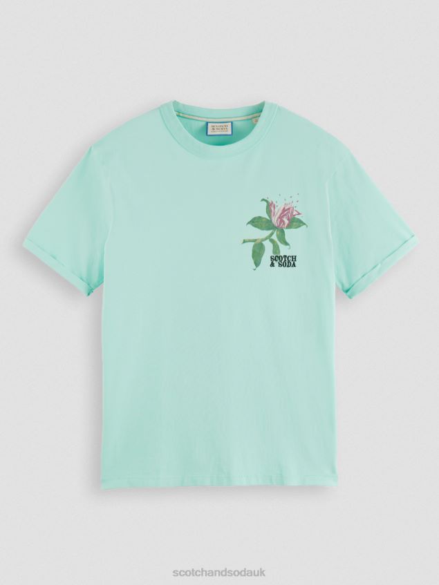 Scotch & Soda Men Relaxed Fit Organic Artwork T-Shirt LP48HB361 Clothing Bay