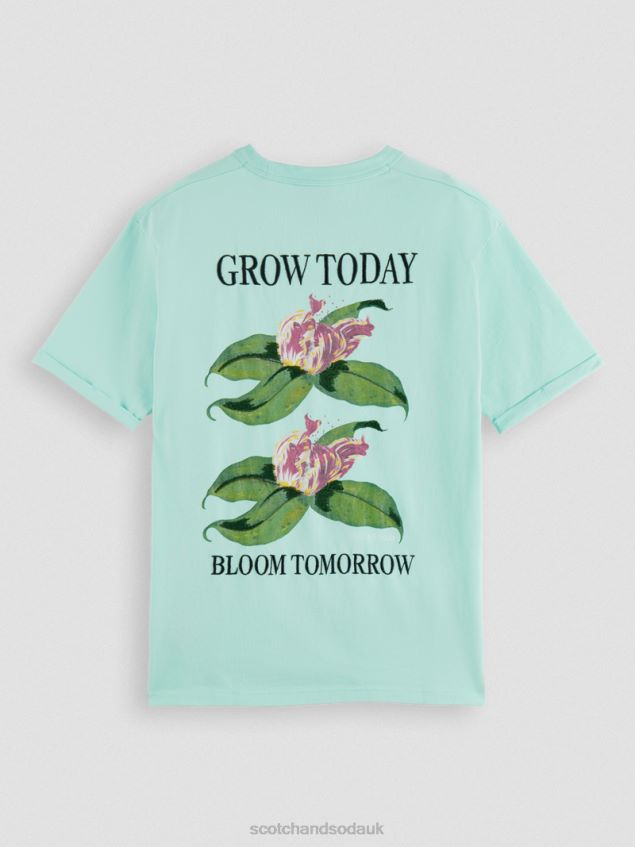 Scotch & Soda Men Relaxed Fit Organic Artwork T-Shirt LP48HB361 Clothing Bay