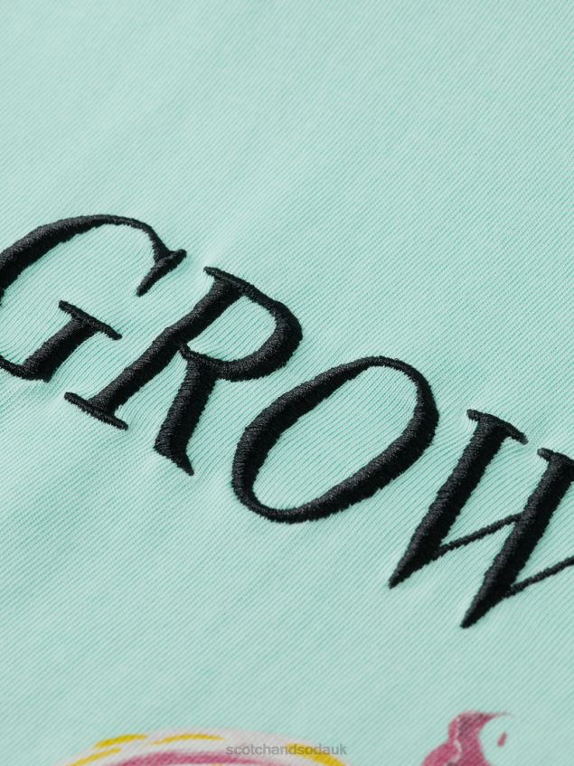 Scotch & Soda Men Relaxed Fit Organic Artwork T-Shirt LP48HB361 Clothing Bay