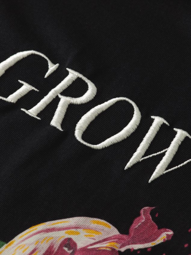 Scotch & Soda Men Relaxed Fit Organic Artwork T-Shirt LP48HB362 Clothing Black