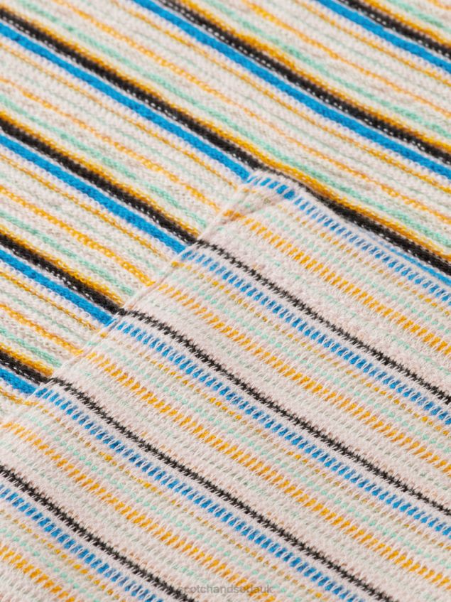 Scotch & Soda Men Striped Organic Cotton Pocketed T-Shirt LP48HB395 Clothing Combo B