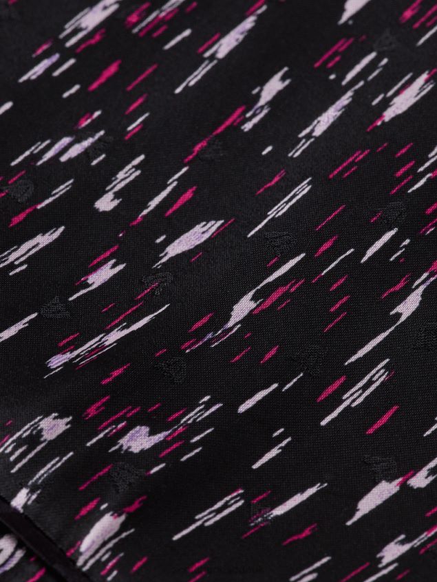 Scotch & Soda Women Long-Sleeved Structured Printed Mini Dress LP48HB25 Clothing Ikat Rain