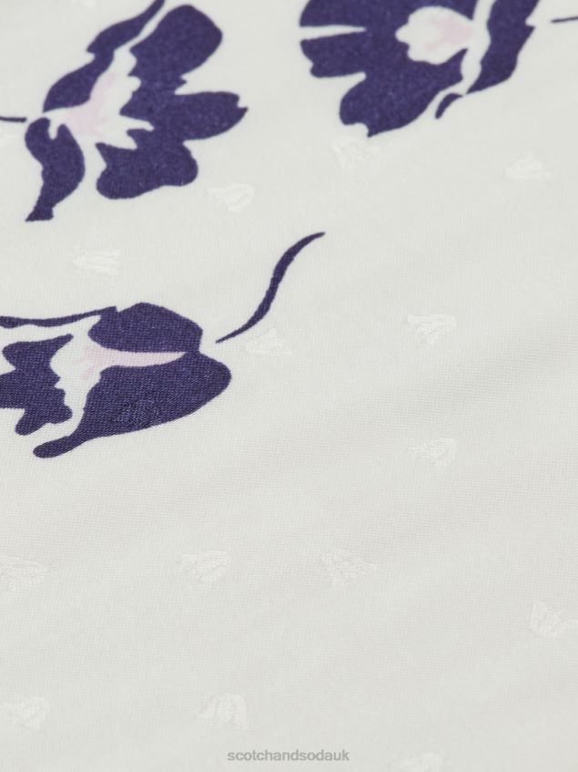 Scotch & Soda Women V-Neck Open Back Maxi Dress LP48HB2 Clothing Tulips