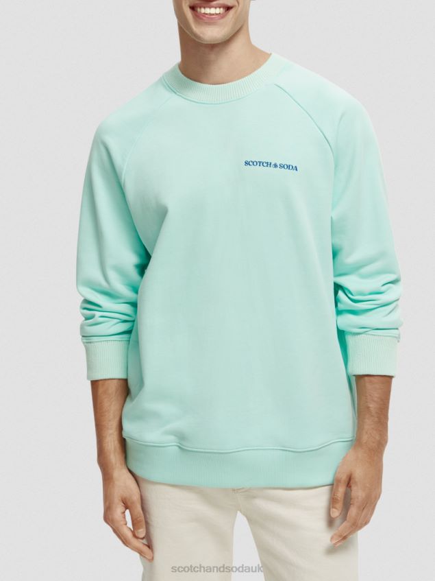 Scotch & Soda Women Organic Cotton Crewneck Sweatshirt LP48HB193 Clothing Bay