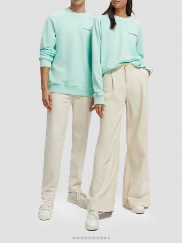 Scotch & Soda Women Organic Cotton Crewneck Sweatshirt LP48HB193 Clothing Bay