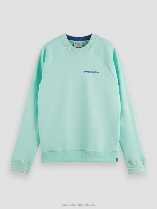 Scotch & Soda Women Organic Cotton Crewneck Sweatshirt LP48HB193 Clothing Bay