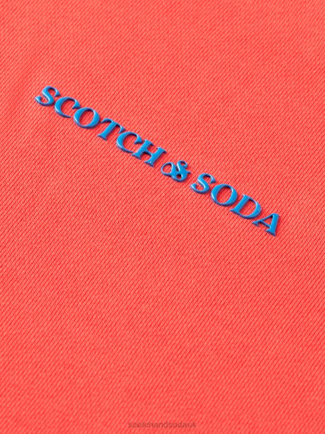 Scotch & Soda Women Organic Cotton Crewneck Sweatshirt LP48HB195 Clothing Hibiscus