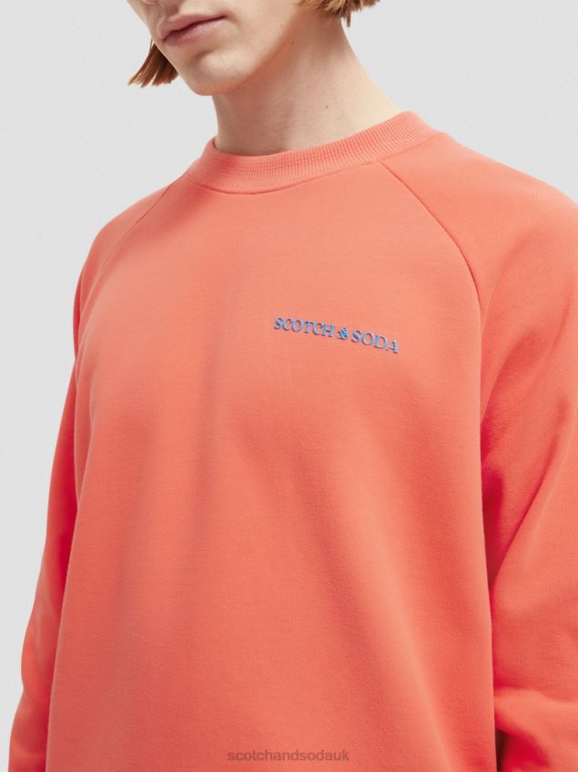 Scotch & Soda Women Organic Cotton Crewneck Sweatshirt LP48HB195 Clothing Hibiscus