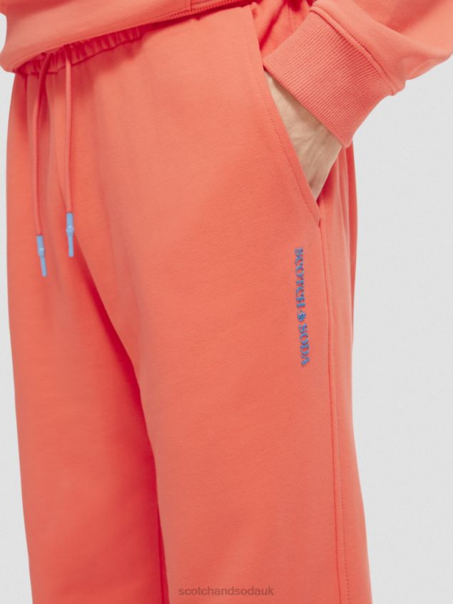 Scotch & Soda Women Organic Cotton Sweatpants LP48HB207 Clothing Hibiscus