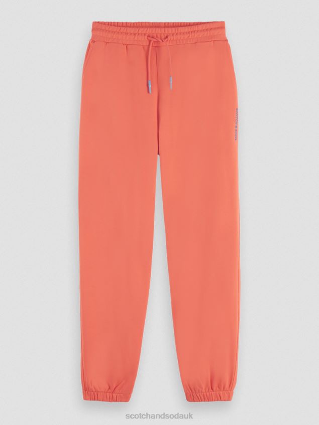 Scotch & Soda Women Organic Cotton Sweatpants LP48HB207 Clothing Hibiscus