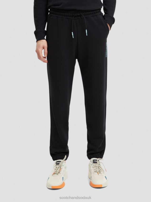 Scotch & Soda Women Organic Cotton Sweatpants LP48HB208 Clothing Black
