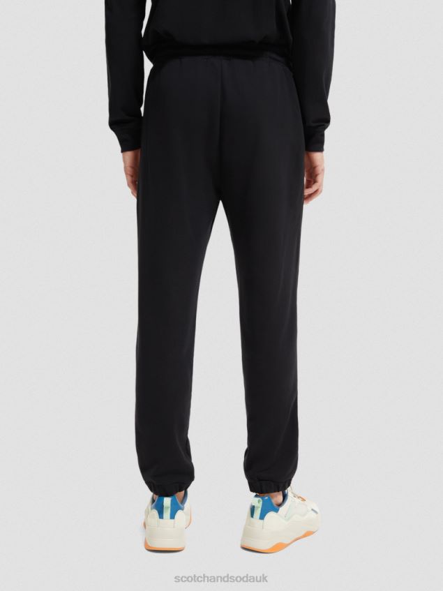 Scotch & Soda Women Organic Cotton Sweatpants LP48HB208 Clothing Black