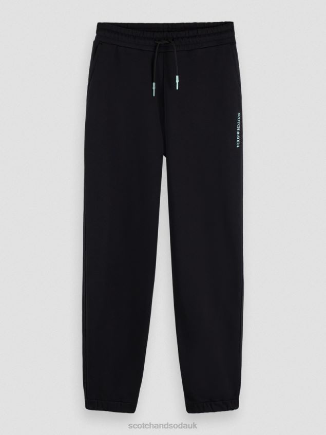 Scotch & Soda Women Organic Cotton Sweatpants LP48HB208 Clothing Black