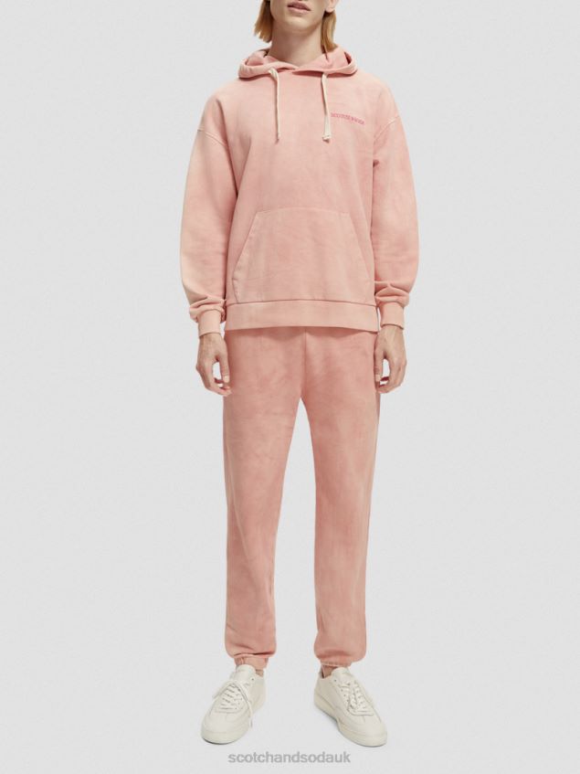 Scotch & Soda Women Plant-Dyed Hoodie LP48HB225 Clothing Flamingo