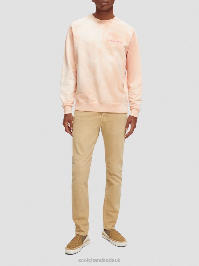 Scotch & Soda Women Plant-Dyed Organic Cotton Sweatshirt LP48HB223 Clothing Flamingo