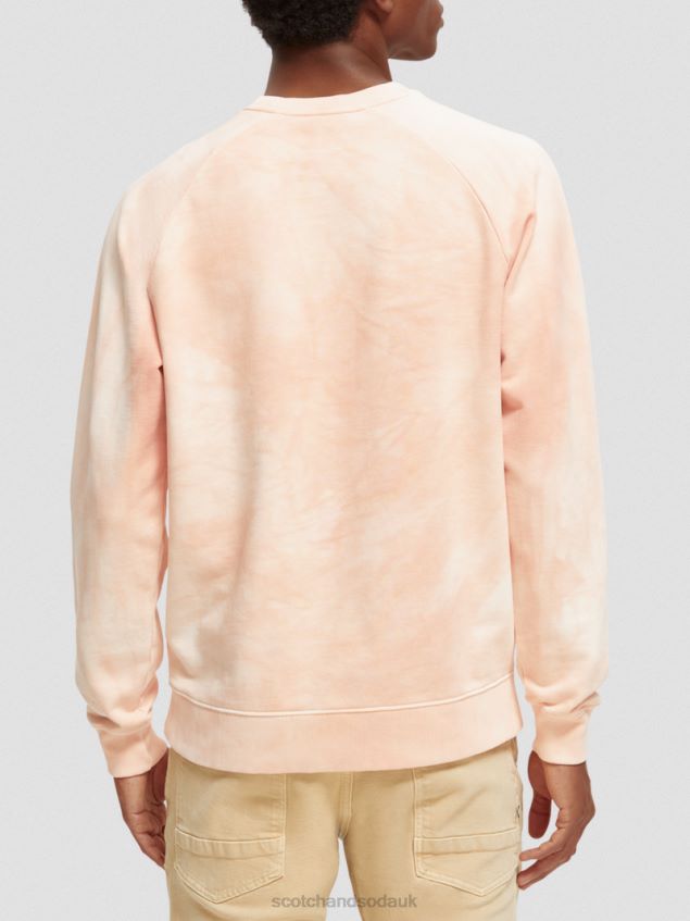 Scotch & Soda Women Plant-Dyed Organic Cotton Sweatshirt LP48HB223 Clothing Flamingo