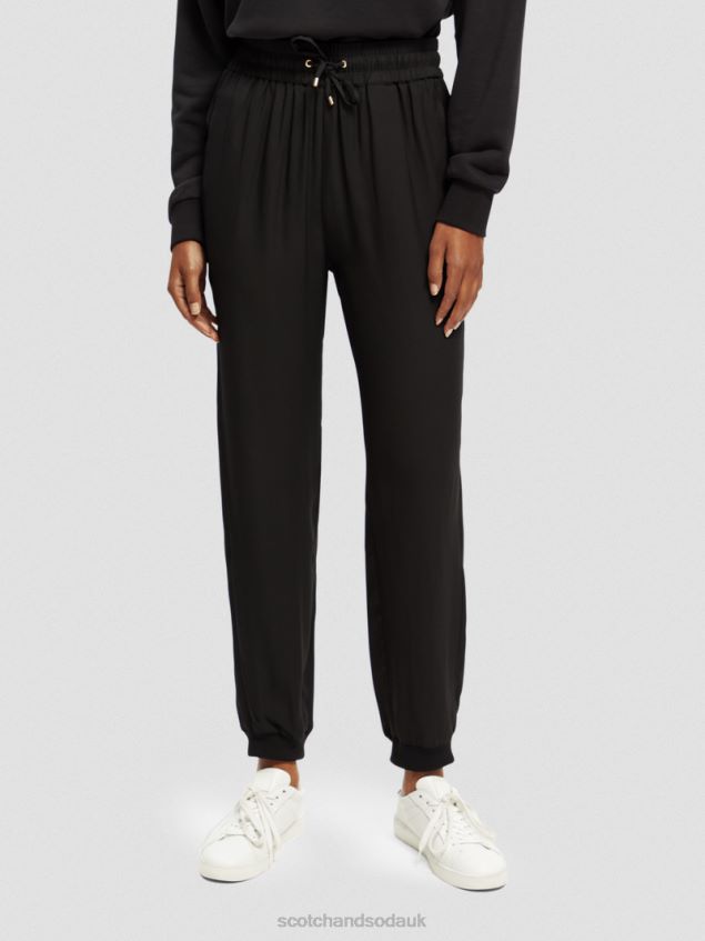Scotch & Soda Women Easy Jogger Trouser LP48HB149 Clothing Black