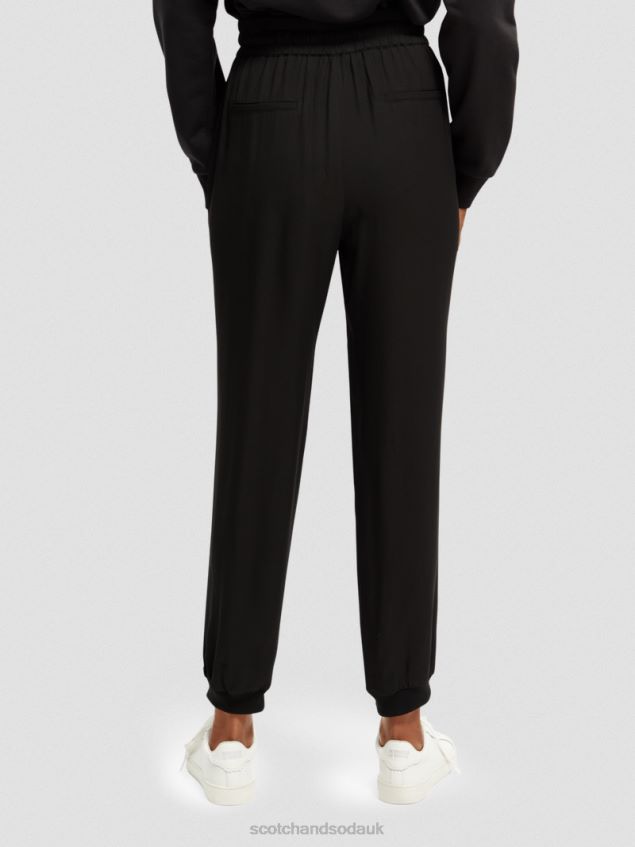 Scotch & Soda Women Easy Jogger Trouser LP48HB149 Clothing Black