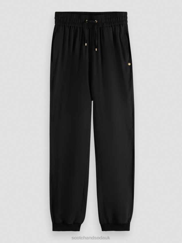 Scotch & Soda Women Easy Jogger Trouser LP48HB149 Clothing Black