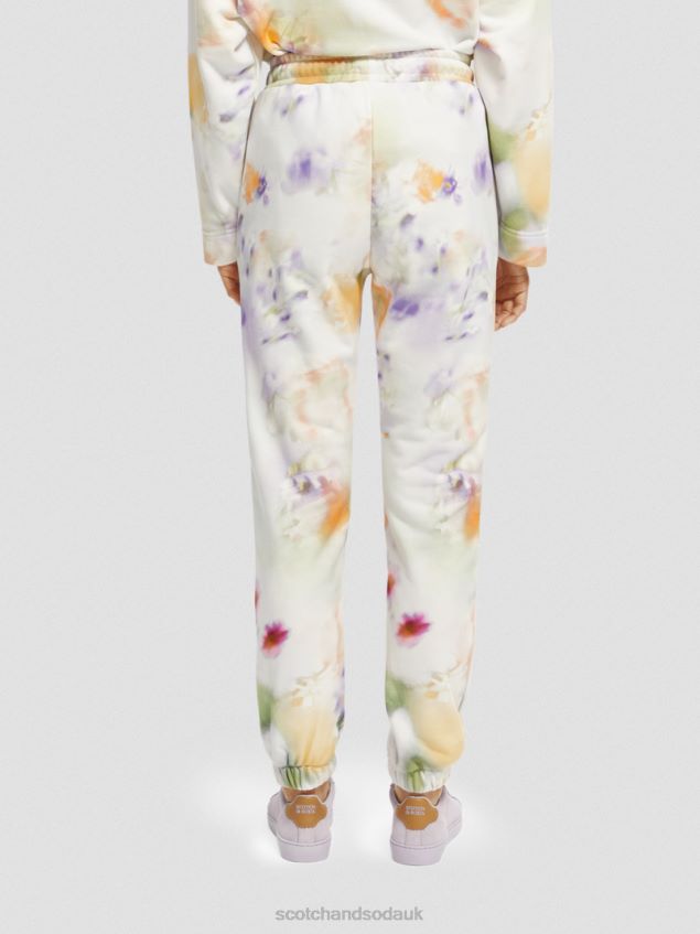 Scotch & Soda Women Easy Sweatpants LP48HB165 Clothing Motion Print